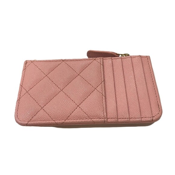 CHANEL Authentic Pink Caviar Leather Wallet - Picture 2 of 12